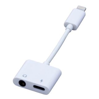 アストロ ライトニングケーブル ホワイト Lightning 充電ケーブル 同時(バッテリー/充電器)