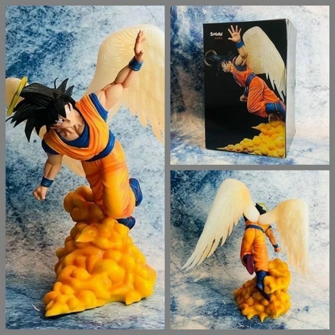 新品 ドラゴンボール　孫悟空　天使フィギュア　30cm PVC