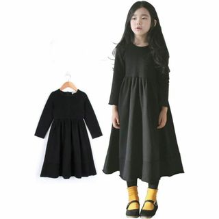 ❤セール❤ 女児ワンピース キッズ 法事 冠婚葬祭 ワンピース 子供 140cm(ドレス/フォーマル)