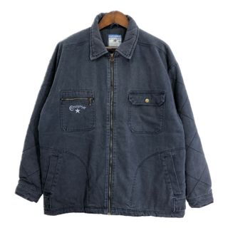コンバース(CONVERSE)のCONVERSE コンバース カバーオール ジャケット ネイビー (メンズ L) 中古 古着 S4403(その他)