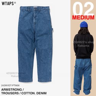 W)taps - WTAPS ARMSTRONG TROUSERS COTTON DENIM Mの通販 by W)taps - WTAPS ARMSTRONG TROUSERS COTTON DENIM Mの通販 by