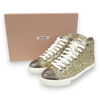 MIU MIU(スニーカー ・ ゴールド/金色系)のフリマアイテム一覧 MIU MIU(スニーカー ・ ゴールド/金色系)のフリマアイテム一覧