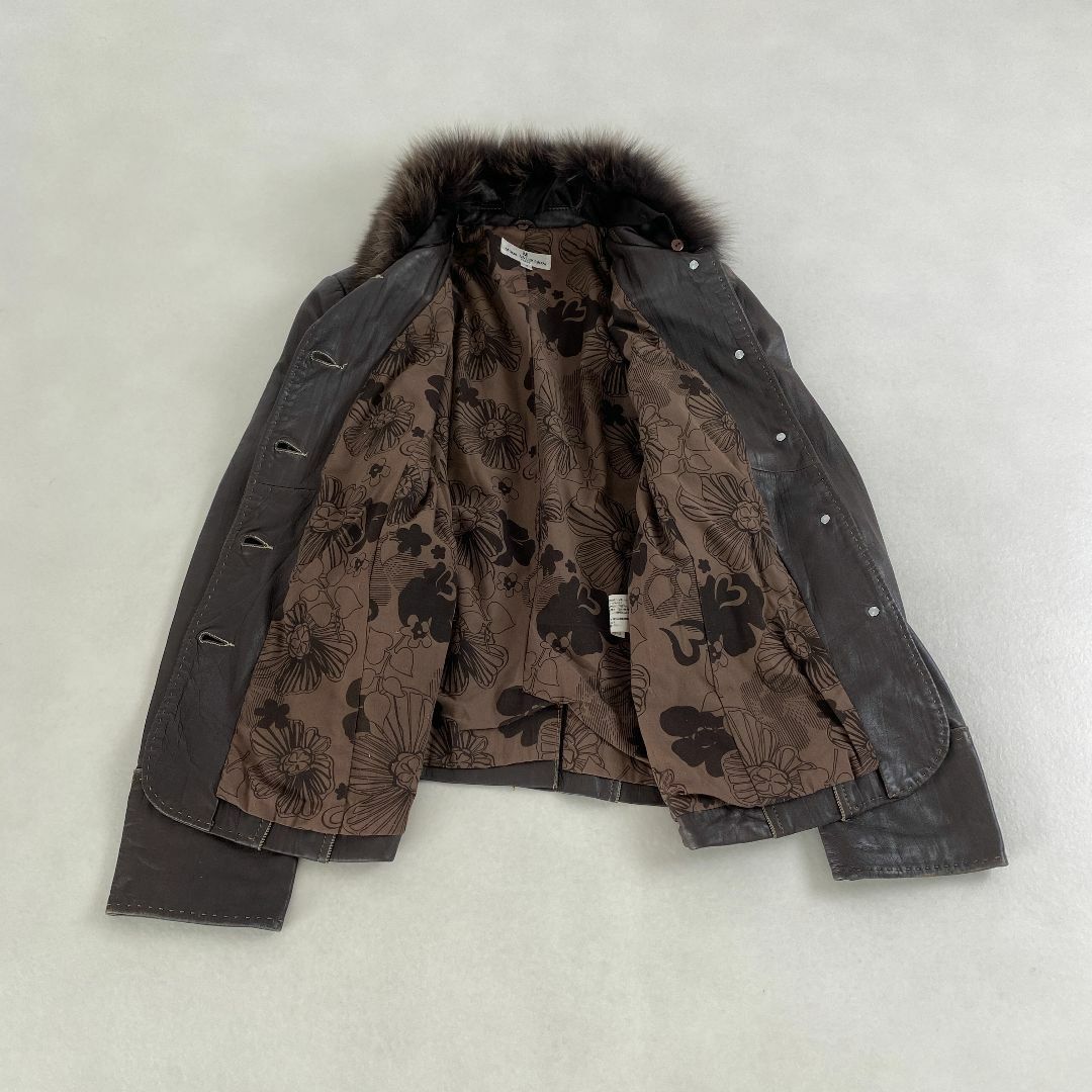 VALENTINO - ヴァレンティノ 毛皮コート 羊革 フォックスファー