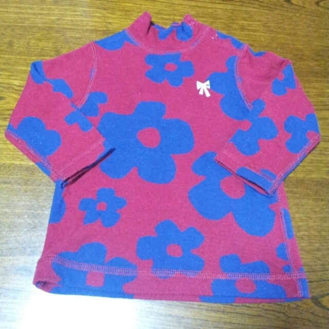 HAKKA(ハッカ)のHAKKA baby 花柄ロンＴ キッズ/ベビー/マタニティのキッズ服女の子用(90cm~)(その他)の商品写真