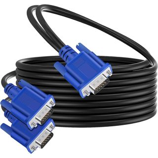 VGAスプリッターケーブル デュアルモニター Yアダプター ビデオコード(PC周辺機器)