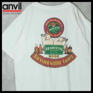 Anvil - 【激レア】アンビル Tシャツ HARVEYS 企業物 ブタ Anvil - 【激レア】アンビル Tシャツ HARVEYS 企業物 ブタ