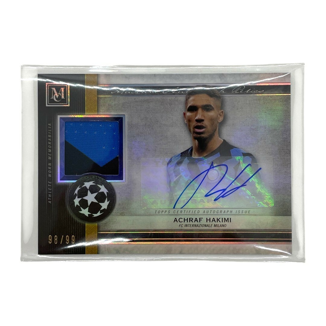TOPPS サッカーカード MUSEUM COLLECTION ACHRAF HAKIMI INTERNAZIONALE MILANO 98/99 #MAR-AH 送料無料 中古 IT1