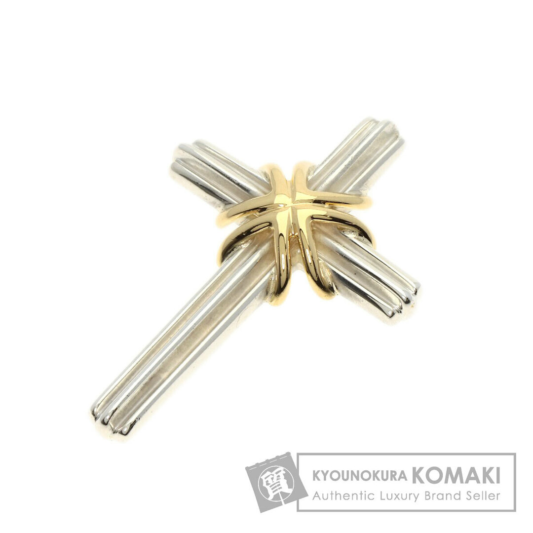 TIFFANY&Co. シグネチャー クロス ペンダントトップ SV K18YG TIFFANY&Co. シグネチャー クロス ペンダントトップ SV K18YG