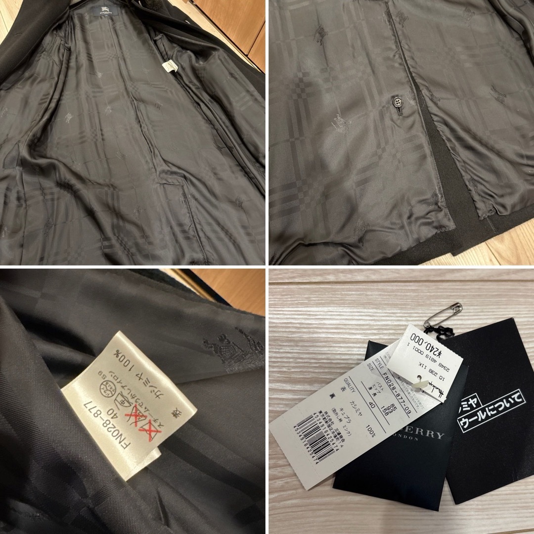 BURBERRY - 未使用品!☆Burberry☆ バーバリー カシミヤ100 BURBERRY - 未使用品!☆Burberry☆ バーバリー カシミヤ100