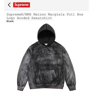 Supreme - Supreme MM6 Foil Box Logo Hooded