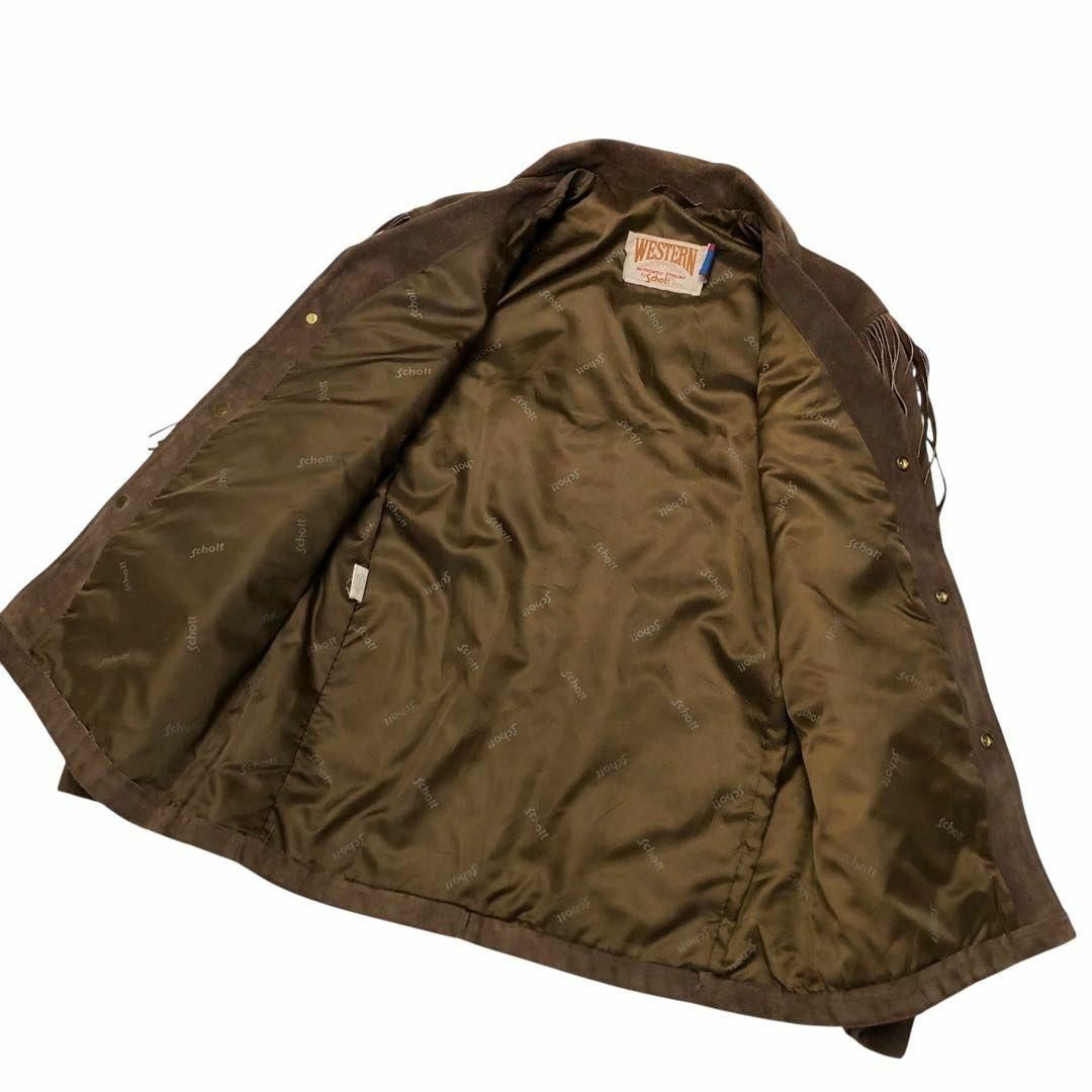 ☆Schott☆ショット スエードレザーフリンジウエスタン ☆Schott☆ショット スエードレザーフリンジウエスタン