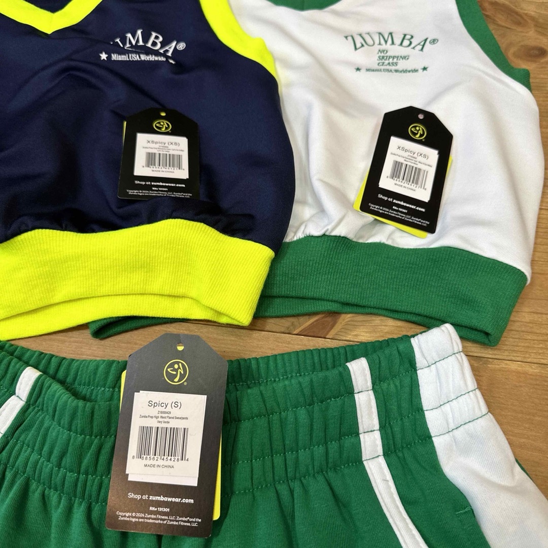 Zumba ウェア3点セット トレーニング用品 Zumba ウェア3点セット トレーニング用品