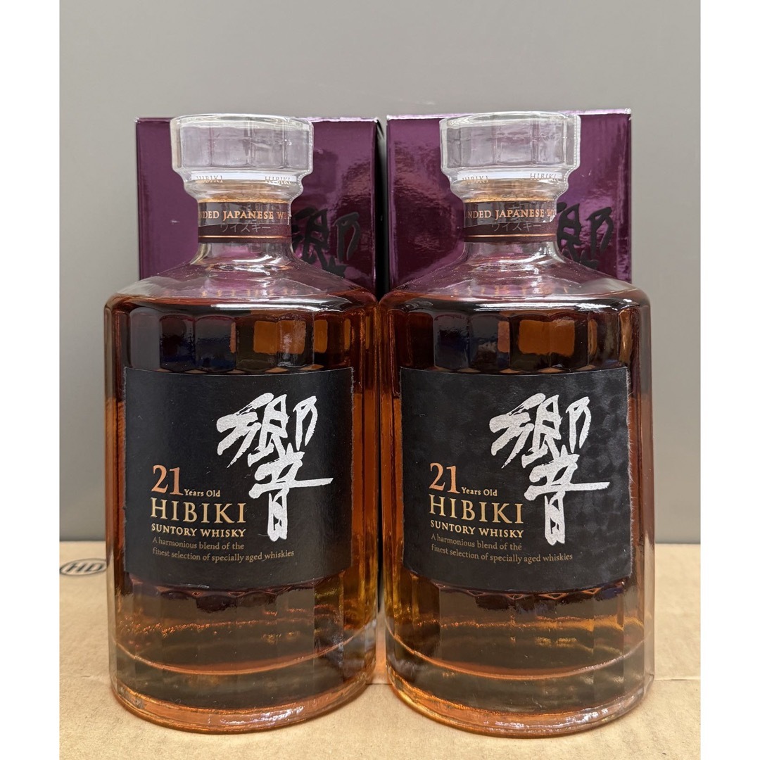 2本サントリー 響21年 HIBIKI 700ml 43% 未開詮 古酒 酒 2本サントリー 響21年 HIBIKI 700ml 43% 未開詮 古酒 酒