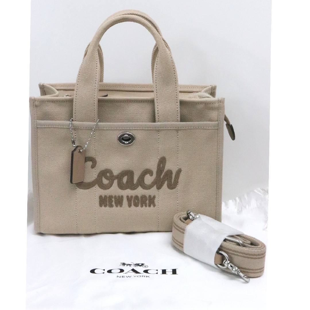COACH コーチ カーゴ トート26 ダークナチュラル 2way仕様 COACH コーチ カーゴ トート26 ダークナチュラル 2way仕様