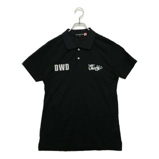 ダンスウィズドラゴン(Dance With Dragon)のcoco 中古 ダンスウィズドラゴン DANCE WITH DRAGON メンズ 半袖ポロシャツ 2(M) 黒 星総柄(ウエア)