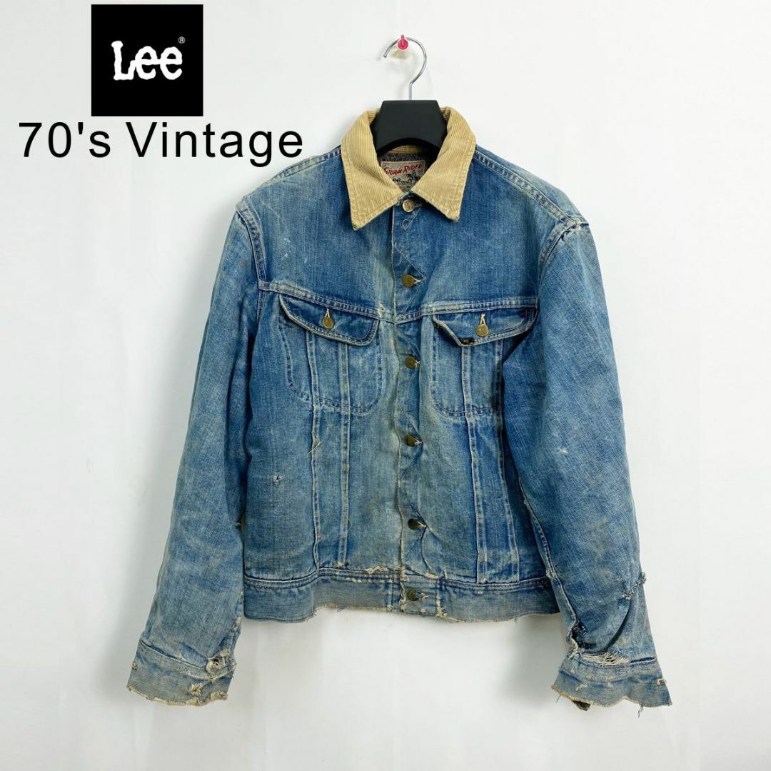 送無□70'sヴィンテージ【Lee】ストームライダーロング Gジャン 送無□70'sヴィンテージ【Lee】ストームライダーロング Gジャン