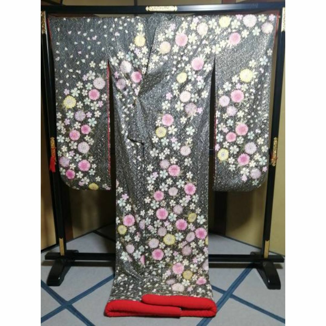 46 豪華絢爛 色打掛 チュール素材 合わせ仕立【中古】 の通販 by 46 豪華絢爛 色打掛 チュール素材 合わせ仕立【中古】 の通販 by