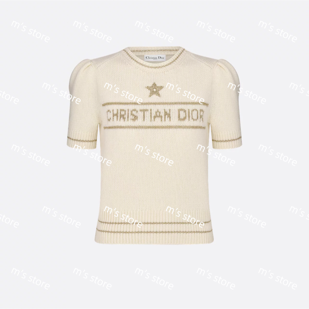 CHRISTIAN DIOR ショートスリーブ セーターDior 半袖ニット CHRISTIAN DIOR ショートスリーブ セーターDior 半袖ニット