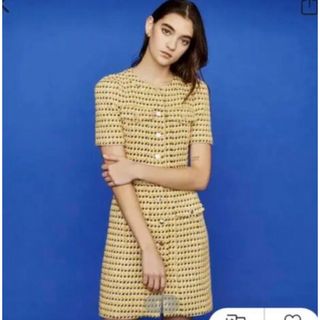 maje - マージュ ストライプシャツワンピース レディース 34の maje - マージュ ストライプシャツワンピース レディース 34の