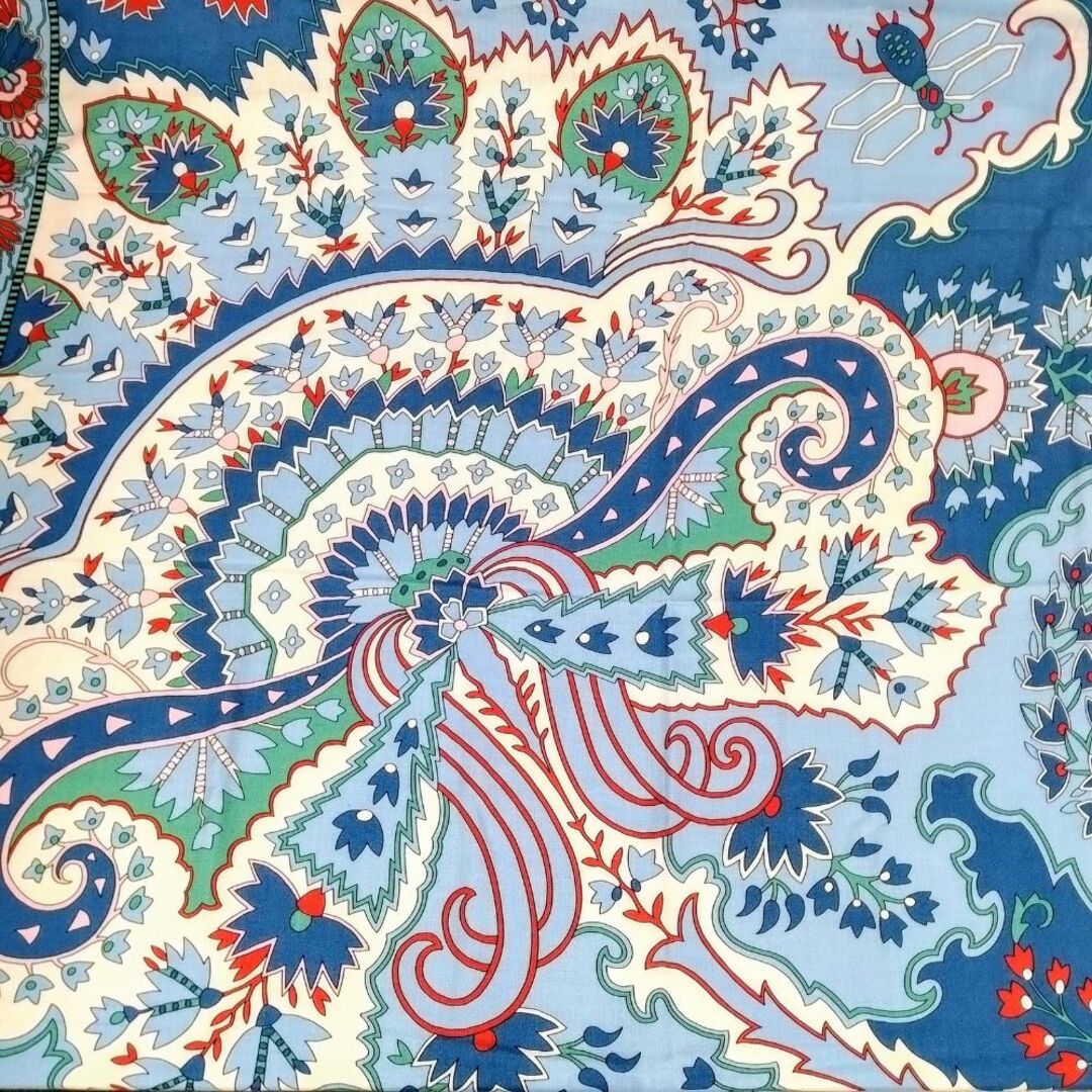 HERMES - HERMES エルメス カシミア シルク スカーフ カレジェアン140 PLISLEY FROM PAISLEY 正規品 / 35903