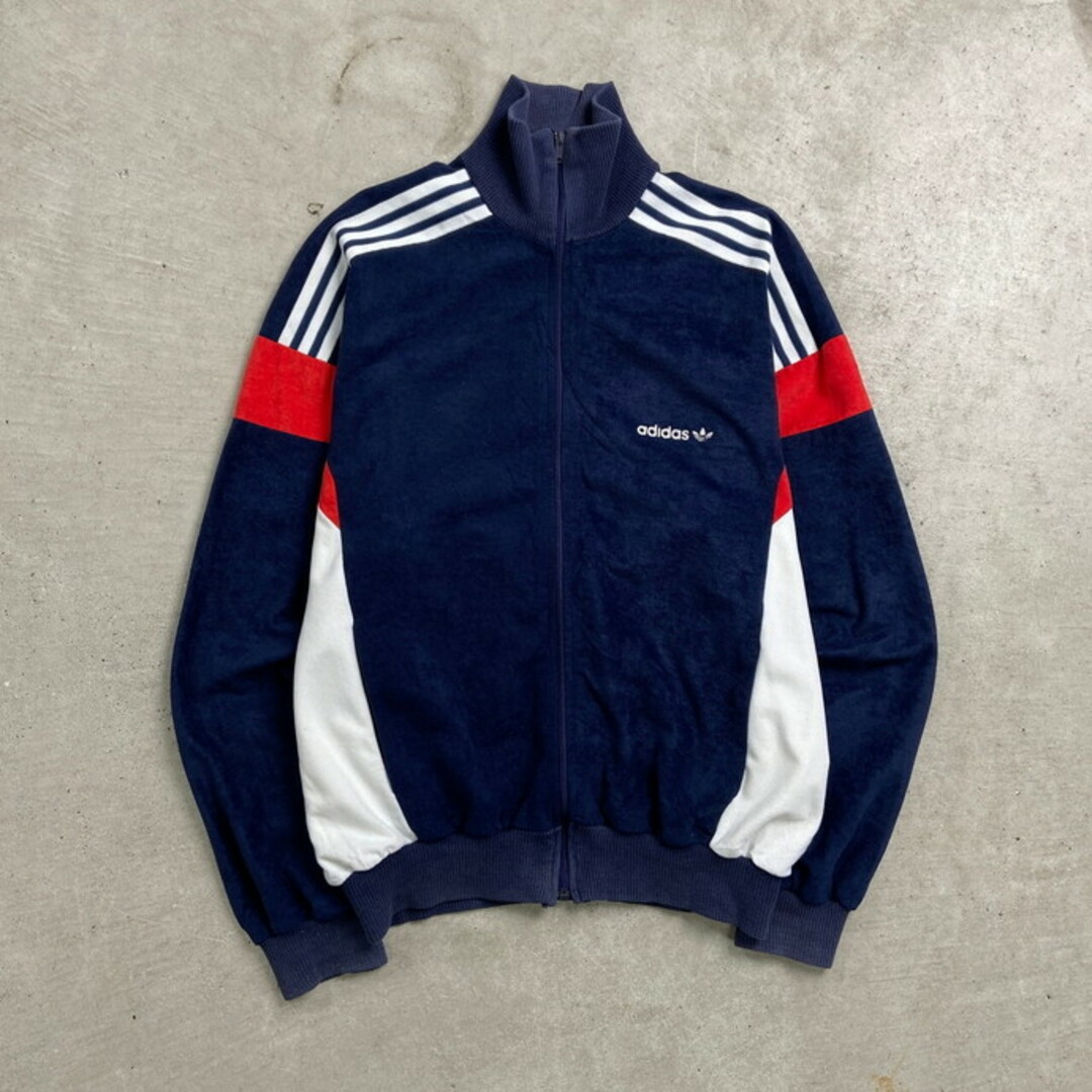 adidas - 70年代 フランス製 adidas アディダス ベロアジャージ adidas - 70年代 フランス製 adidas アディダス ベロアジャージ