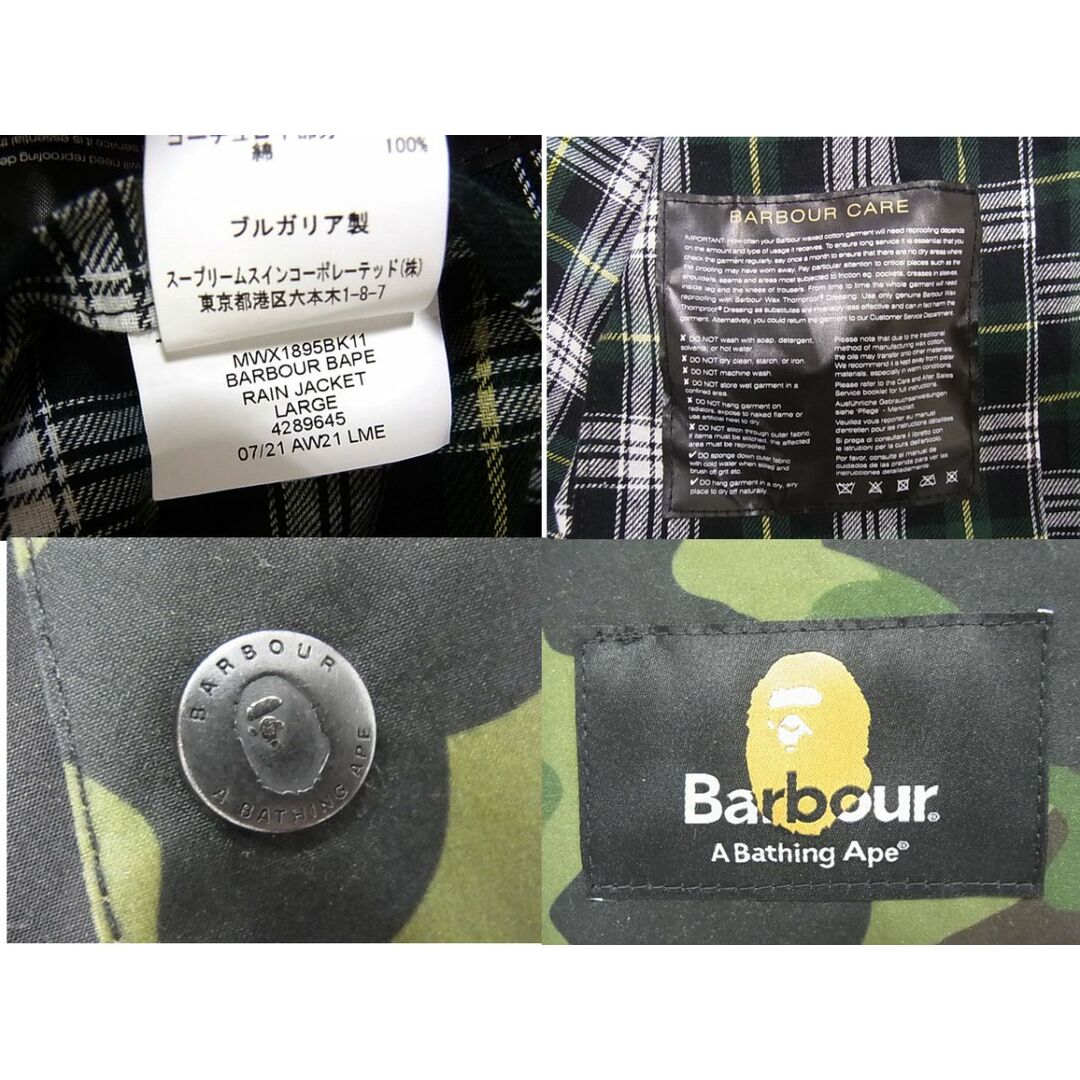 A BATHING APE - 美品 定価¥84,700円☆A BATHING APE×Barbour A BATHING APE - 美品 定価¥84,700円☆A BATHING APE×Barbour