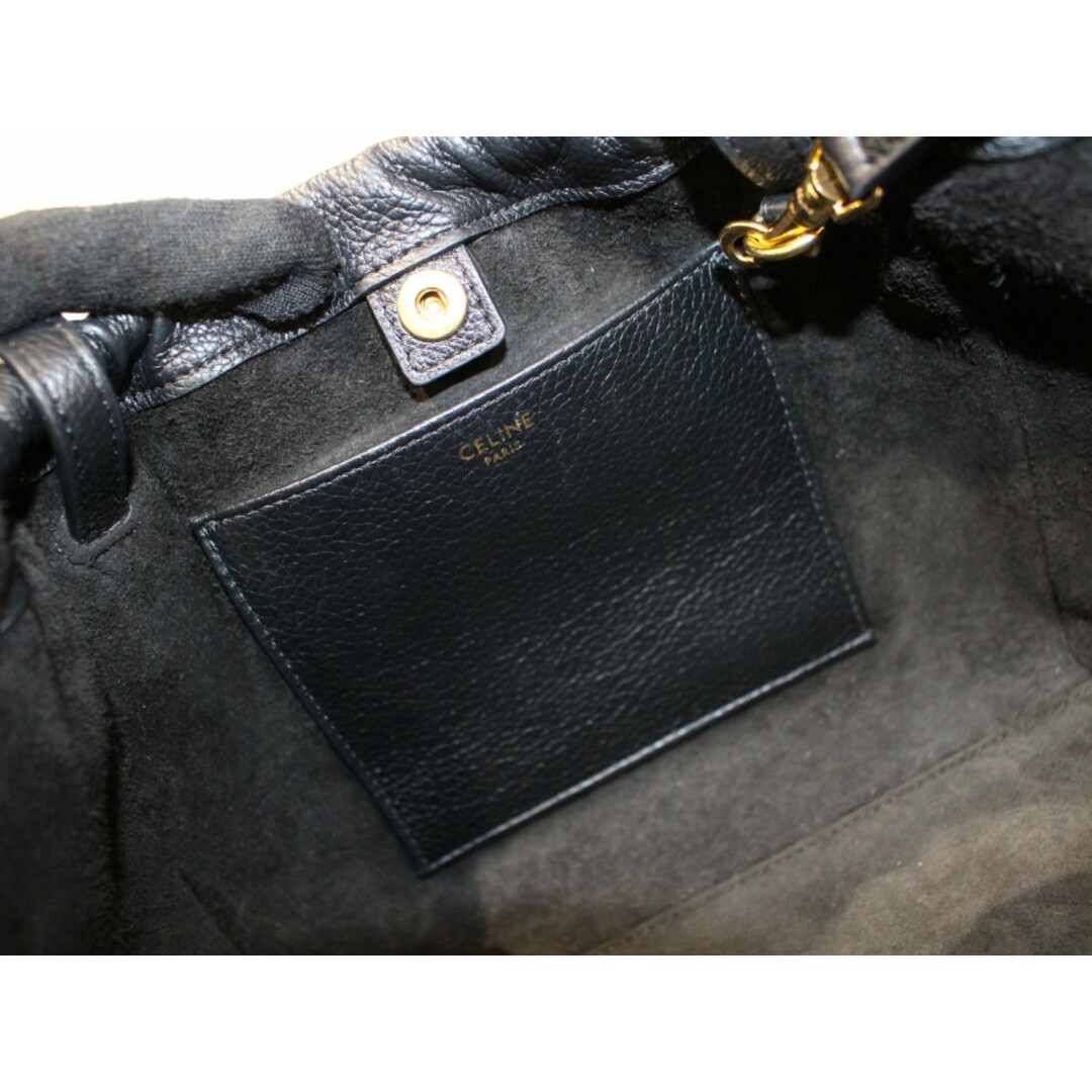 CELINE - 【布袋あり】CELINE セリーヌ スモールカバ ドロー CELINE - 【布袋あり】CELINE セリーヌ スモールカバ ドロー