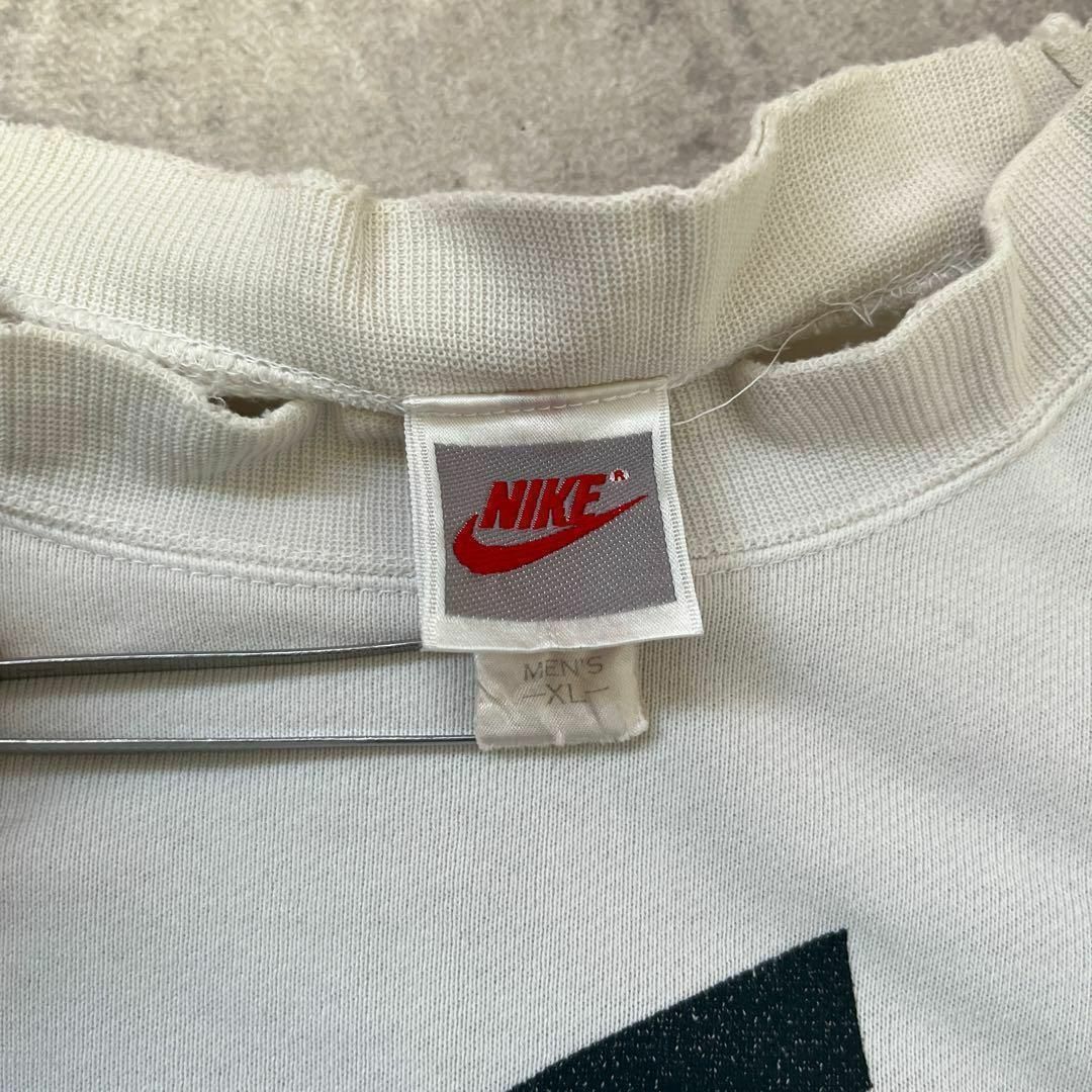 NIKE - 【90s ヴィンテージナイキ】XL 銀タグ ビッグプリント NIKE - 【90s ヴィンテージナイキ】XL 銀タグ ビッグプリント