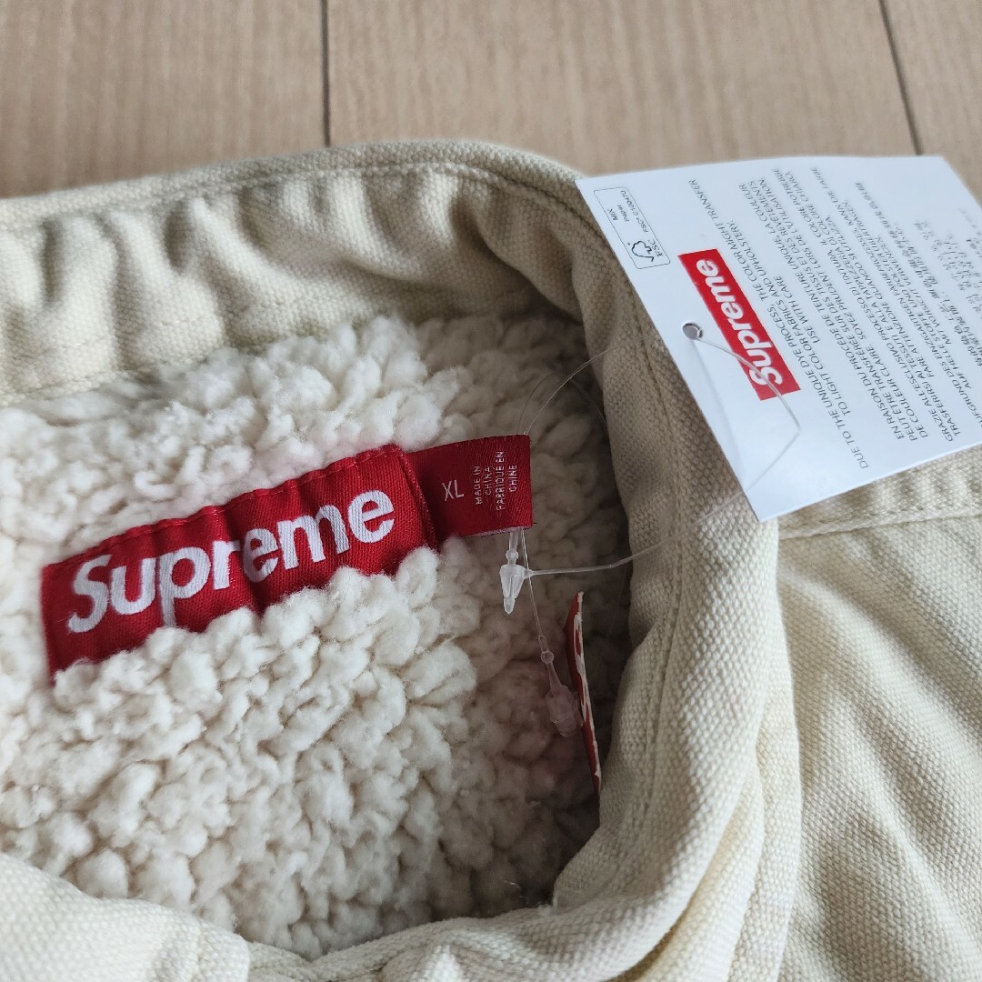Supreme Faux Shearling Lined Work Shirt Supreme Faux Shearling Lined Work Shirt