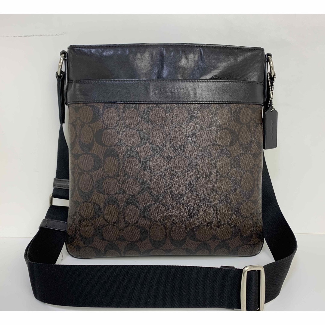 【高価値】 コーチ メンズ COACH シグネチャー ショルダー バッグ 斜め掛け ☆ バッグ