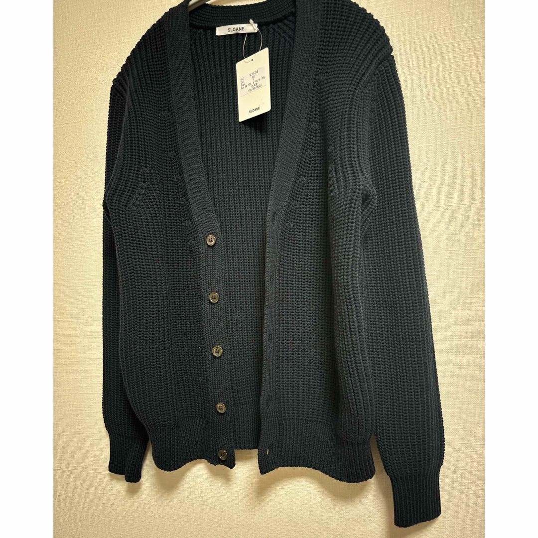 新品 SLOANE ユニセックス Vネックカーディガン ニット セーター S 新品 SLOANE ユニセックス Vネックカーディガン ニット セーター S