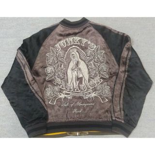 Junkys Paradise リバーシブルスカジャン スカルマリア柄sizeS(スカジャン)