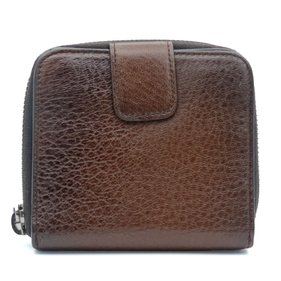 PRADA - 【中古】 プラダ 二つ折り財布 1M0522 レザー CACAO PRADA - 【中古】 プラダ 二つ折り財布 1M0522 レザー CACAO