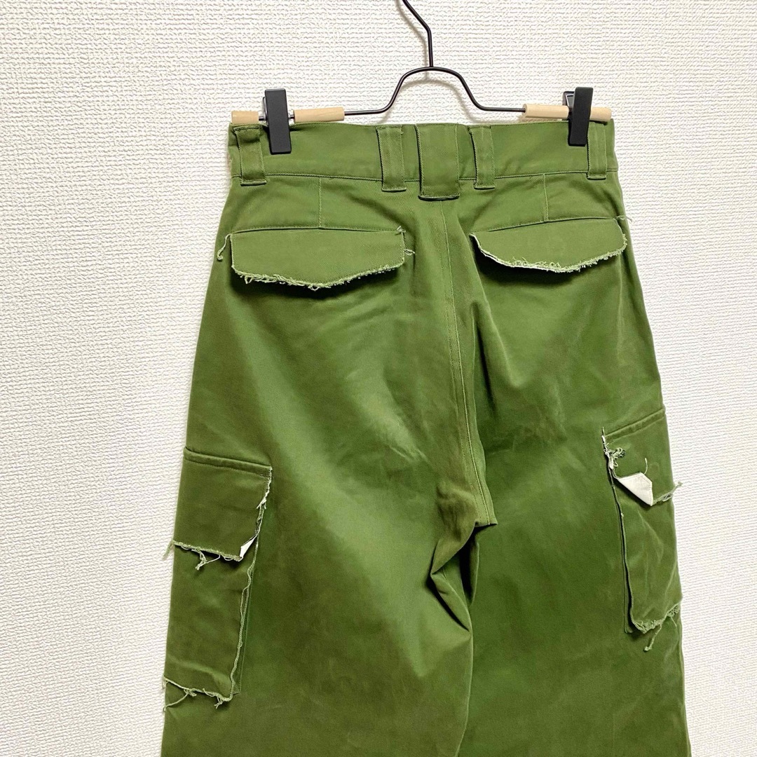 Soerte ミリタリーカーゴパンツ サイズ1 やや使用感ありの通販 Soerte ミリタリーカーゴパンツ サイズ1 やや使用感ありの通販