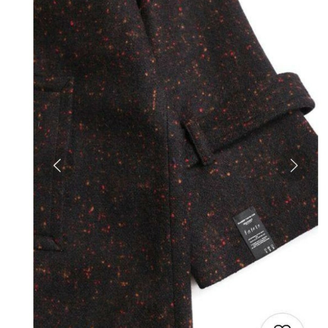 SHAREEF(シャリーフ)の未使用 SHAREEF NEP MELTON LONG COAT 10.2万 メンズのジャケット/アウター(チェスターコート)の商品写真