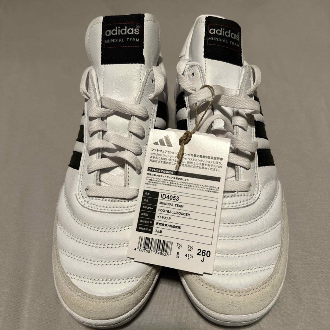 adidas - adidas ムンディアルチーム ホワイト 26cmの通販 by adidas - adidas ムンディアルチーム ホワイト 26cmの通販 by