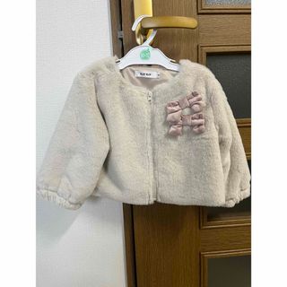 スラップスリップ(SLAP SLIP)のSLAP SLIP もこもこコート　90サイズ　未使用品(ジャケット/上着)