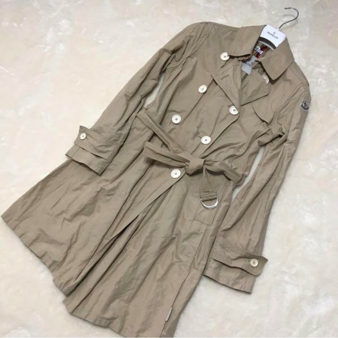 MONCLER モンクレール トレンチコート ベージュ サイズ1 MONCLER モンクレール トレンチコート ベージュ サイズ1