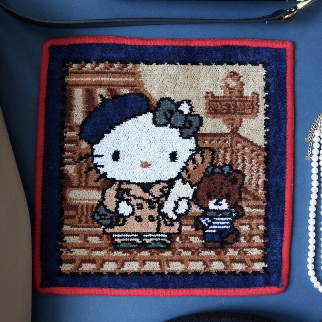 HELLO KITTY FEILER IENA 別注ハンカチ PARIS HELLO KITTY FEILER IENA 別注ハンカチ PARIS