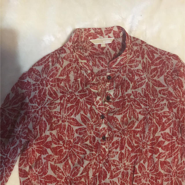 Michael Kors(マイケルコース)のマイケルコース 赤 ブラウス レディースのトップス(シャツ/ブラウス(長袖/七分))の商品写真