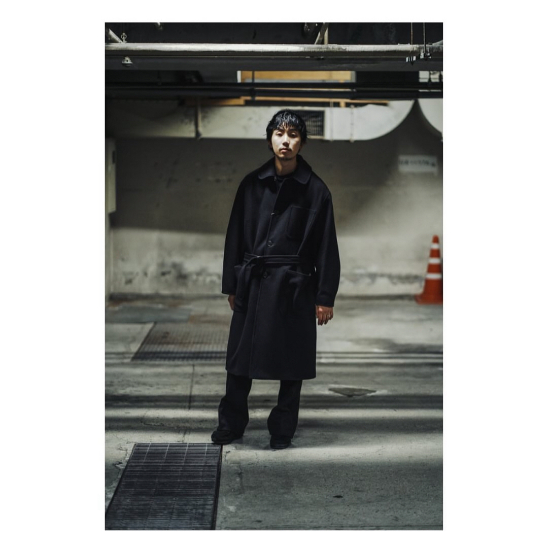 comoli 24aw ライトメルトン パイプドステム パンツ ステン comoli 24aw ライトメルトン パイプドステム パンツ ステン