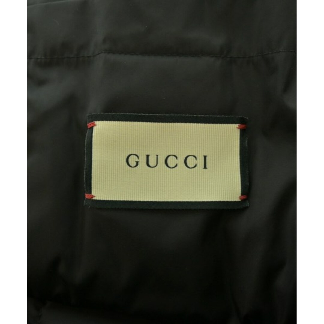 GUCCI グッチ ダウンジャケット/ダウンベスト 46(M位) 黒 【古着】 GUCCI グッチ ダウンジャケット/ダウンベスト 46(M位) 黒 【古着】