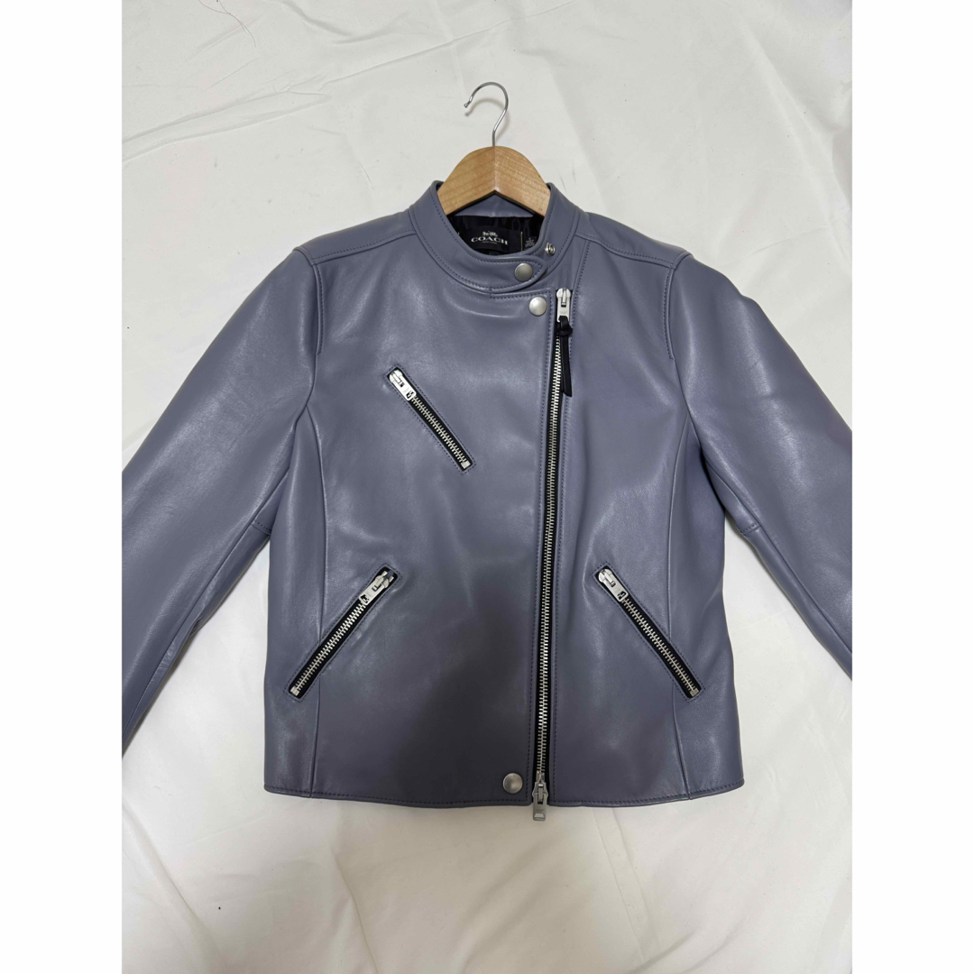 COACH - コーチ 超美品 レザーライダースジャケット レディース COACH - コーチ 超美品 レザーライダースジャケット レディース