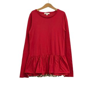 バーバリーチルドレン  長袖Tシャツ 裾フリル キッズ 14Y-164(Tシャツ/カットソー)