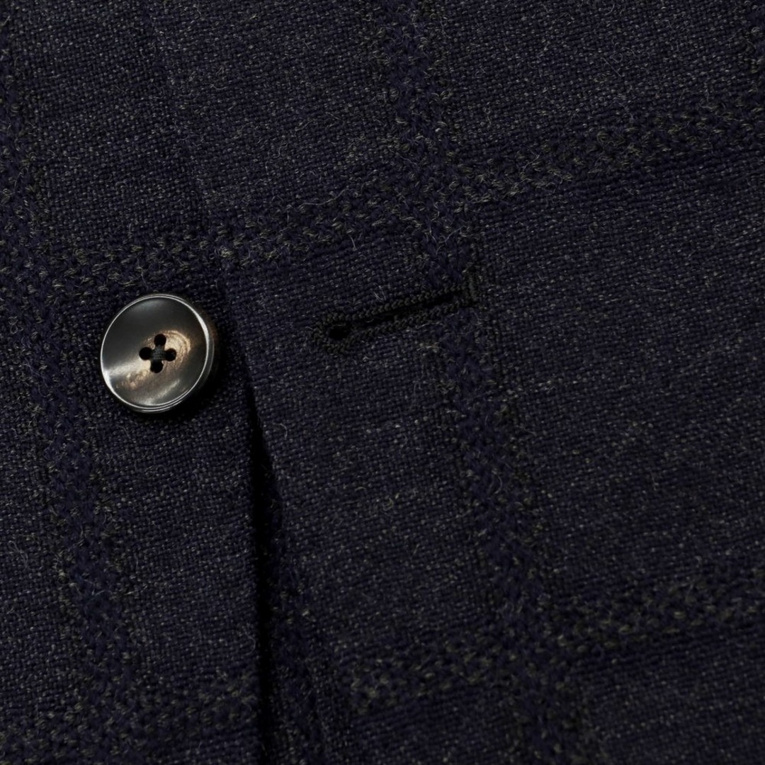 中古】ラルディーニ LARDINI ウール 3つボタン チェック 中古】ラルディーニ LARDINI ウール 3つボタン チェック