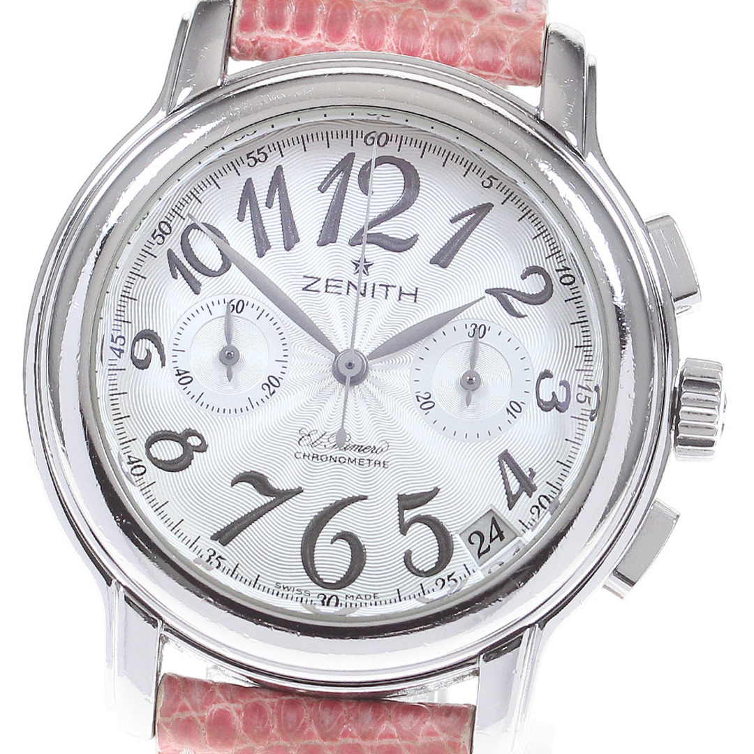 ZENITH - ゼニス ZENITH 03.1230.4002 クロノマスター エル・プリメロ クロノグラフ デイト 自動巻き ボーイズ _843535