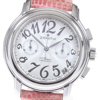 ゼニス(ZENITH)のゼニス ZENITH 03.1230.4002 クロノマスター エル・プリメロ クロノグラフ デイト 自動巻き ボーイズ _843535(腕時計(アナログ))