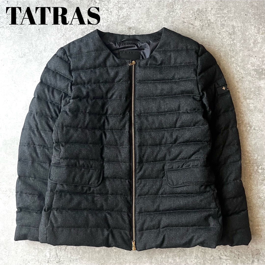 TATRAS - 【未使用級】TATRAS タトラス ウール ノーカラー ダウン ジャケット Mの通販 by No2 KYOTO｜タトラスならラクマ