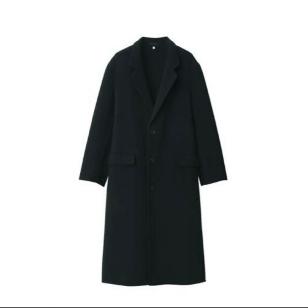 MUJI Labo カシミヤ混チェスターコート XL 黒 新品未使用の通販 MUJI Labo カシミヤ混チェスターコート XL 黒 新品未使用の通販