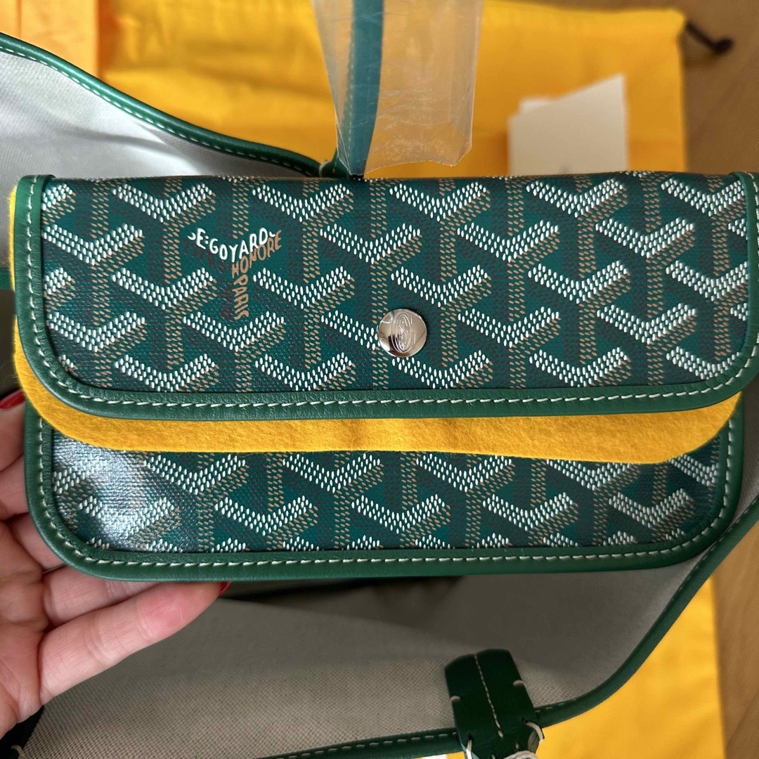 GOYARD - ゴヤール サンルイPM グリーン 新品未使用の通販 by GOYARD - ゴヤール サンルイPM グリーン 新品未使用の通販 by